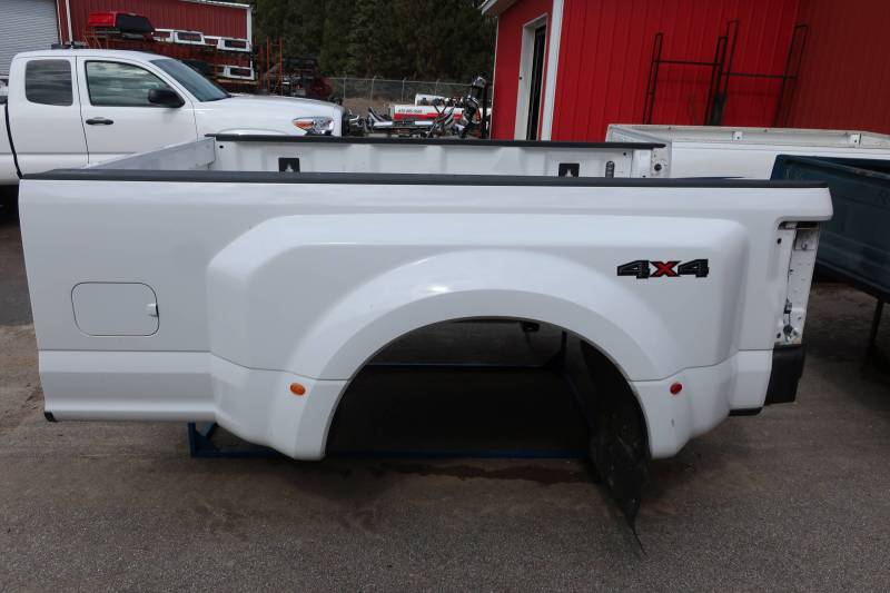 17-22 Ford F-250/F-350 Super Duty White 8ft Long Dually Bed Truck Bed - Image 3