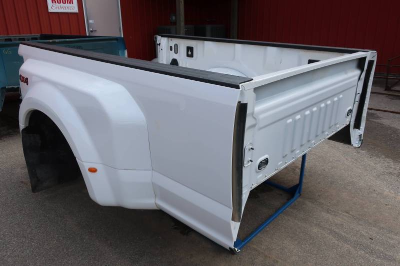 17-22 Ford F-250/F-350 Super Duty White 8ft Long Dually Bed Truck Bed - Image 8