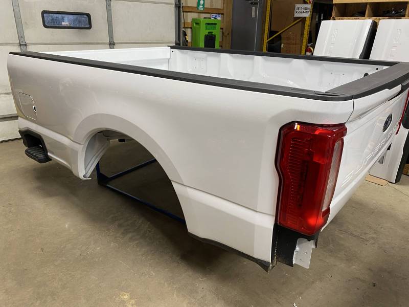 New 23-C Ford F-250/F-350 Super Duty White 8ft Long Bed Truck Bed - Image 2