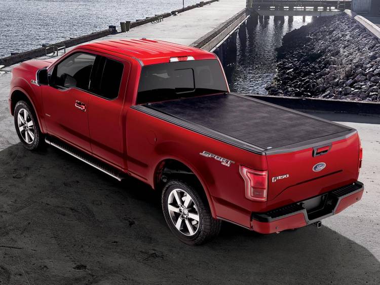 19-22 Ford Ranger Crew Cab Short Bed Hard Roll Up Bed Cover - Image 3