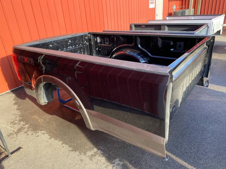 20-22 Ford F-250/F-350 Super Duty Black/Brown 8ft Long Bed Truck Bed - Image 7