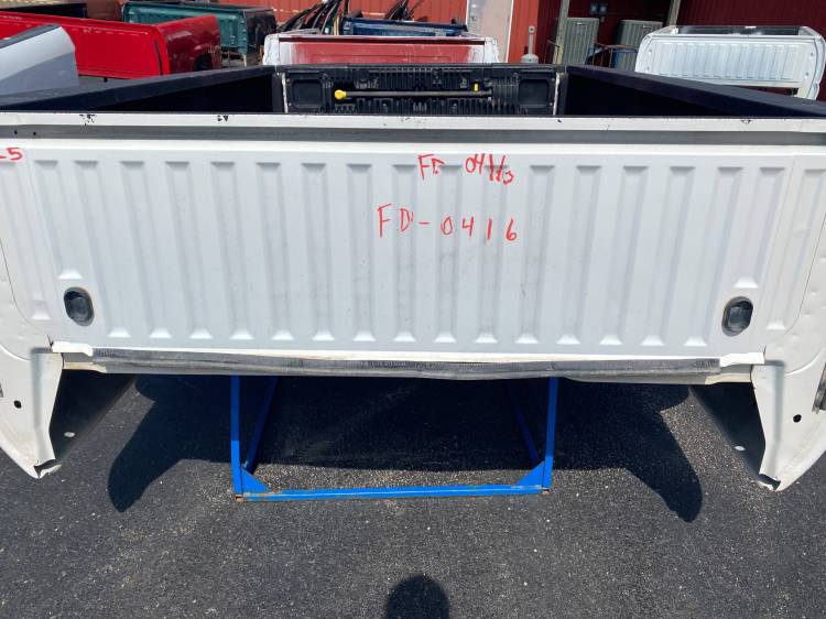 11-16 Ford F-350 Superduty Pearl White 8ft Dually Bed Truck Bed - Image 4