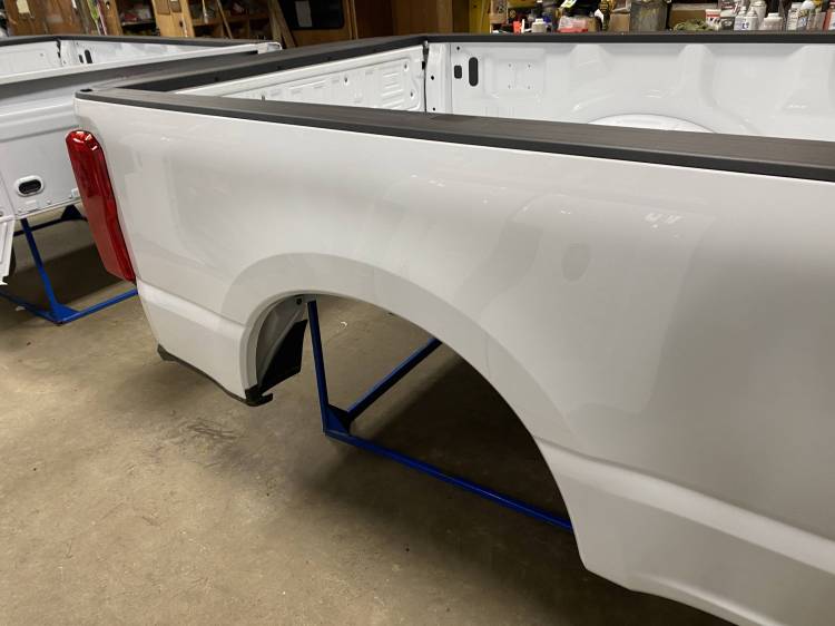 New 23-C Ford F-250/F-350 Super Duty White 8ft Long Bed Truck Bed - Image 4