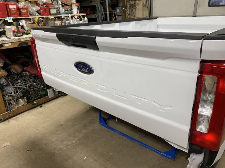 New 23-C Ford F-250/F-350 Super Duty White 8ft Long Bed Truck Bed - Image 6